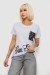 Футболка женская с принтом, цвет серый, 244R2057 Футболка женская с принтом, цвет серый, 244R2057