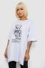 Футболка женская с принтом, цвет белый, 244R2018
