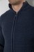 Кофта мужская на молнии с карманами, цвет синий, 161R1053 Кофта мужская на молнии с карманами, цвет синий, 161R1053