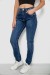 Джинсы женские однотонные Skinny, цвет синий, 244R11966 Джинсы женские однотонные Skinny, цвет синий, 244R11966