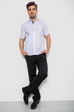 Рубашка мужская однотонная  -уценка, цвет белый, 214R7118-U-10