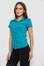 Рубашка женская однотонная, цвет бирюзовый, 230R068-1