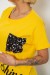 Футболка жіноча з принтом, колір жовтий, 244R2057 Футболка жіноча з принтом, колір жовтий, 244R2057