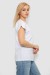Футболка женская однотонная, цвет белый, 244R2300