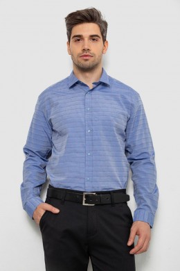 Рубашка мужская, цвет сиреневый, 214R821