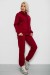 Спортивный костюм женский на флисе, цвет бордовый, 247R2039 Спортивный костюм женский на флисе, цвет бордовый, 247R2039