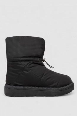 Дутики женские зимние на меху, цвет черно-коричневый, 248RFM300