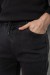 Джинсы мужские на резинке утепленные, цвет черный, 244R665 Джинсы мужские на резинке утепленные, цвет черный, 244R665