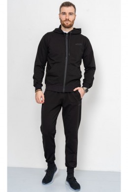 Спорт костюм мужской демисезонный, цвет черный, 223R005