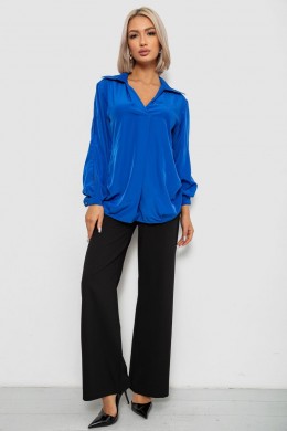 Блуза однотонная, цвет электрик, 230R1162