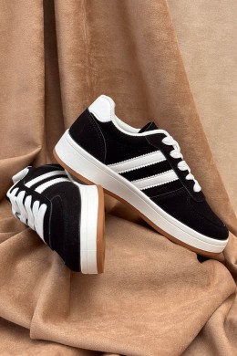 Кроссовки женские, цвет черно-белый, 248RJH600