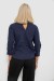Блуза классическая, цвет синий, 230R100-4 Блуза классическая, цвет синий, 230R100-4