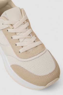 Кроссовки женские, цвет бежевый, 248RG80