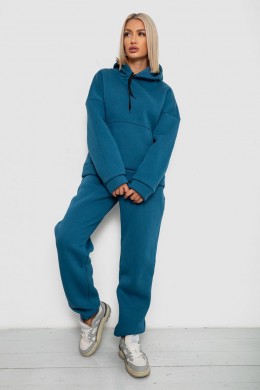 Спортивный костюм женский на флисе, цвет синий, 238R5726