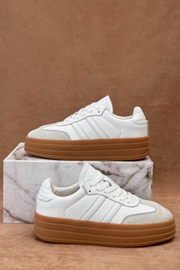 Кроссовки женские демисезонные, цвет белый, 248RCX1580