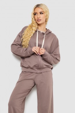Спортивный костюм женский, цвет мокко, 241R2001-10