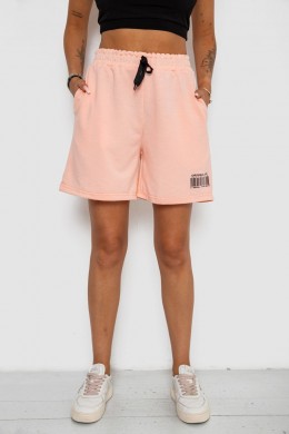 Шорти жіночі з принтом, колір персиковий, 238R132