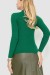 Водолазка женская трикотажная, цвет зеленый, 204R035 Водолазка женская трикотажная, цвет зеленый, 204R035