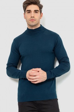 Свитер мужской однотонный, цвет синий, 161R1770
