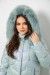 Куртка женская демисезонная короткая, цвет мятный, 244R22-828