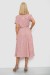 Платье софт с принтом, цвет темно-пудровый, 230R0032-1 Платье софт с принтом, цвет темно-пудровый, 230R0032-1