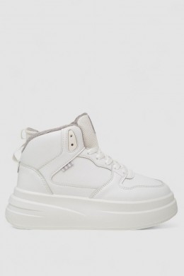 Кросівки жіночі зимові на хутрі, колір білий, 248RLM50