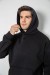 Спортивный костюм мужской на флисе, цвет черный, 177R235-1