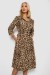 Платье софт на пуговицах с принтом, цвет бежевый, 230R117 Платье софт на пуговицах с принтом, цвет бежевый, 230R117