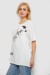 Футболка женская с принтом, цвет молочный, 244R3005