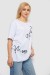 Футболка женская с принтом, цвет белый, 244R3005 Футболка женская с принтом, цвет белый, 244R3005
