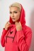 Спортивний костюм жіночий двонитка  уцінка, колір кораловий, 214R1419-007-U-39