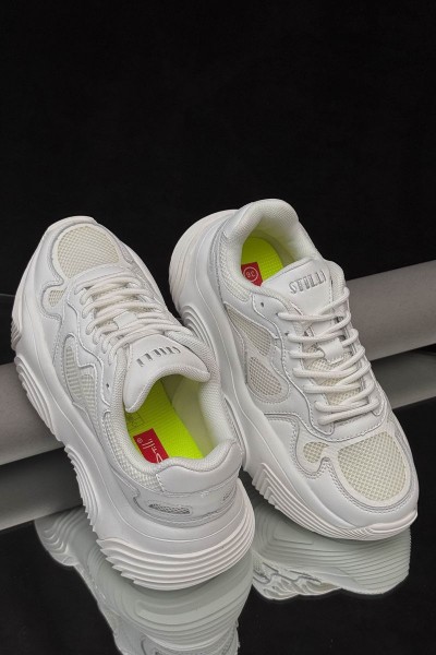 Кроссовки женские, цвет белый, 248RCX1270