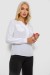 Блуза однотонная, цвет белый, 230RR-96 Блуза однотонная, цвет белый, 230RR-96
