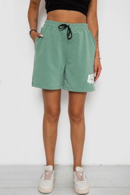 Шорти жіночі з принтом, колір оливковий, 238R456