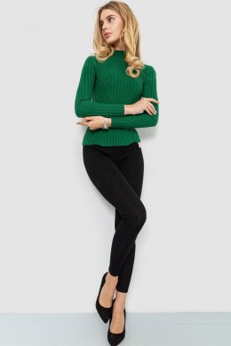 Гольф женский однотонный, цвет зеленый, 204R038