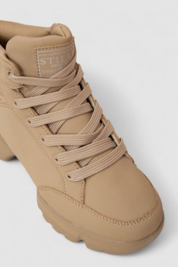 Кроссовки женские 248RST167, цвет Бежевый