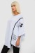 Футболка жіноча з принтом, колір білий, 244R4007