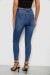 Джинсы женские однотонные Skinny, цвет синий, 244RS5712