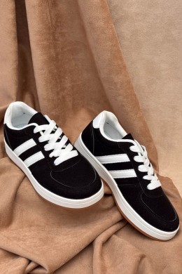 Кроссовки женские, цвет черно-белый, 248RJH600