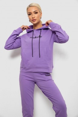 Спортивний костюм жіночий двонитка, колір бузковий, 214R1419-006