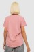 Футболка женская с принтом, цвет пудровый, 244R2057