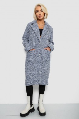 Пальто женское без подкладки, цвет синий, 257R99