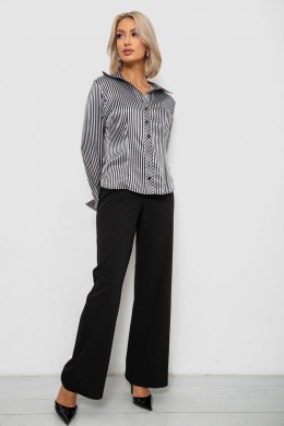 Сорочка класична в смужку, колір чорно-білий, 230R64-2