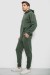 Спортивный костюм мужской на флисе, цвет хаки, 244R9162 Спортивный костюм мужской на флисе, цвет хаки, 244R9162