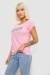 Футболка женская с принтом, цвет розовый, 244R2038