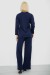 Костюм женский трикотажный в рубчик, цвет синий, 257R1321-1