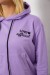 Спортивный костюм женский двухнитка  -уценка, цвет сиреневый, 214R1419-005-U-1