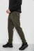 Спортивные штаны мужские однотонные на поларфлисе, цвет хаки, 257R20