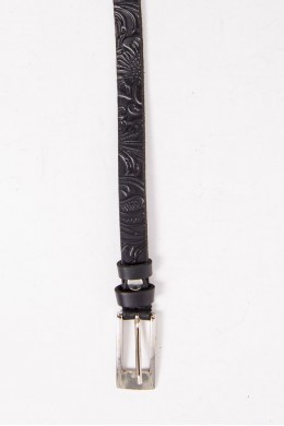 Женский кожаный ремень, черного цвета, 196R15Y0W1