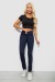 Джинси жіночі однотонні Skinny, колір синій, 244R253-10